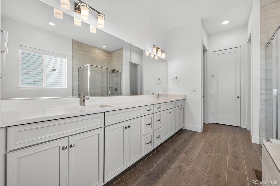 Furnished interior view inside a new home in , Erie (Image 15). Furnished interior view inside a new home in , Erie (Image 15).