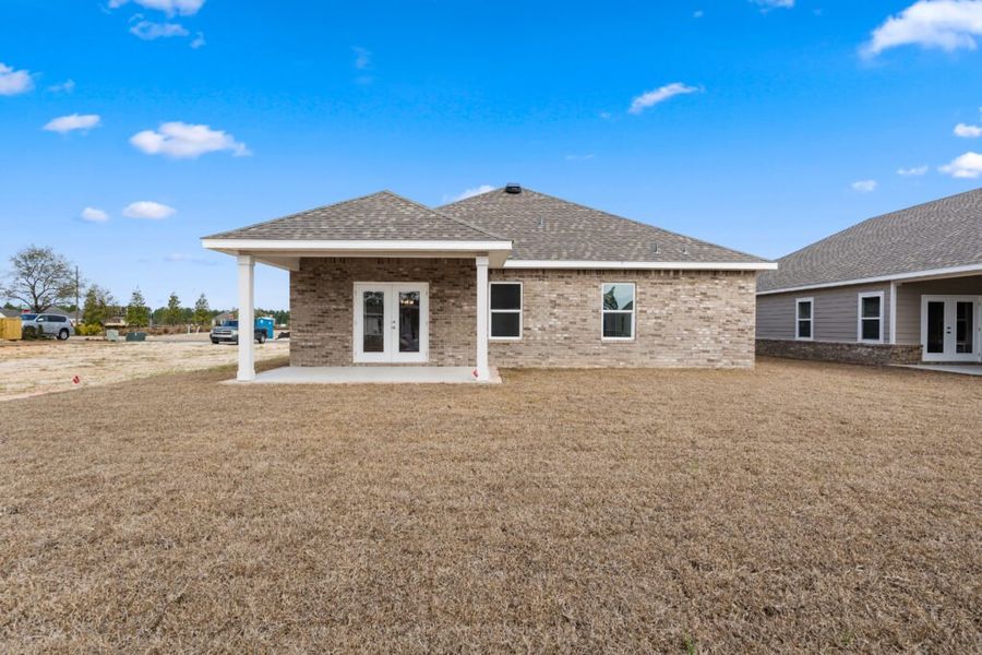 Exterior details and patio area of a home in Natureview, Freeport (Image 24). Exterior details and patio area of a home in Natureview, Freeport (Image 24).