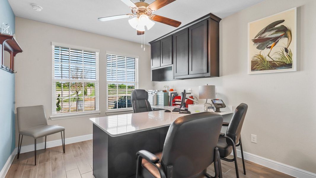 Furnished interior view inside a new home in Sandstone Estates, Granbury (Image 31). Furnished interior view inside a new home in Sandstone Estates, Granbury (Image 31).