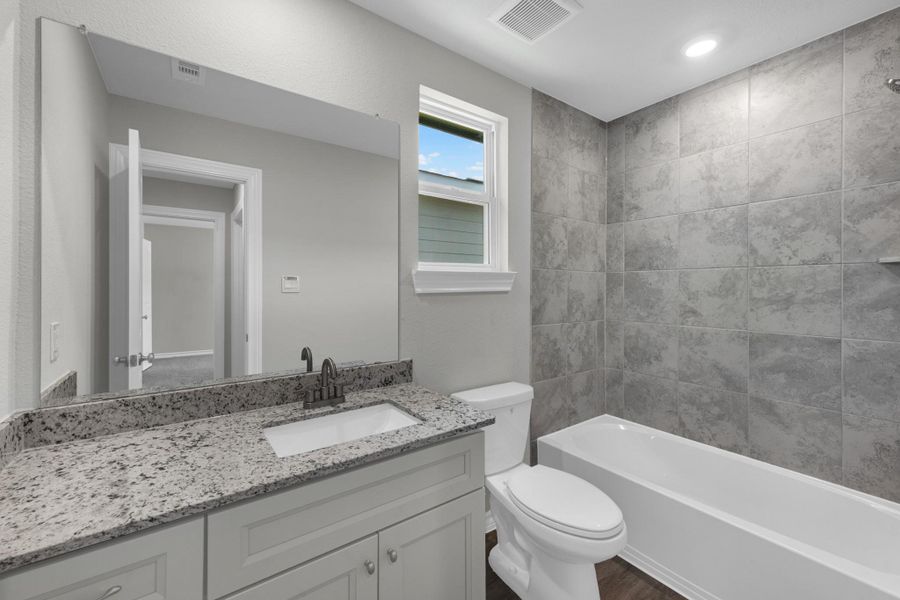 Furnished interior view inside a new home in The Enclave at Spring Branch, Conroe (Image 5).
