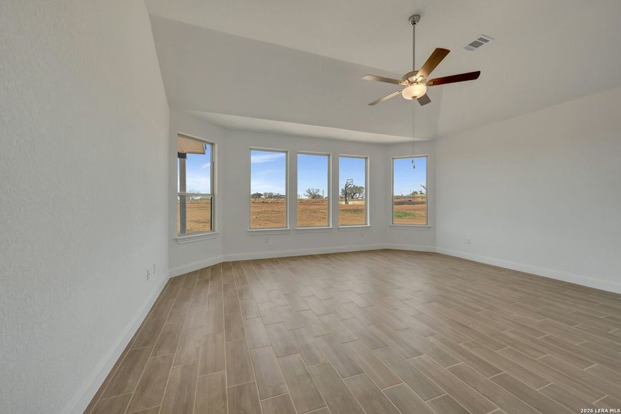 Spacious, unfurnished interior of a new home in Preserve at Annabelle Ranch, San Antonio (Image 22). Spacious, unfurnished interior of a new home in Preserve at Annabelle Ranch, San Antonio (Image 22).