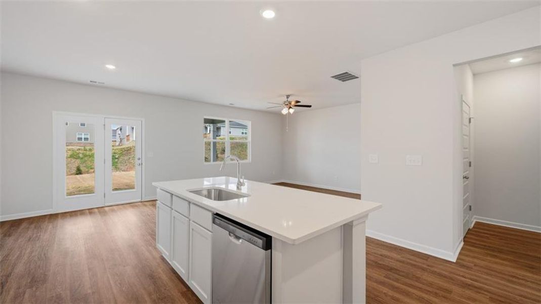 Furnished interior view inside a new home in Twin Lakes, Hoschton (Image 11).