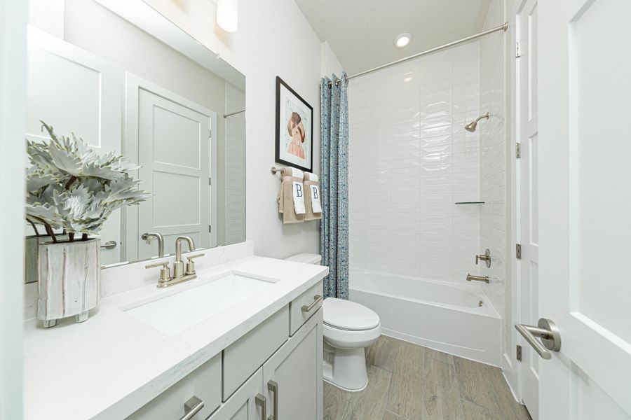 Representative furnished interior of a home built from the Serendipity by Beazer Homes in Meridiana, Manvel (Image 14). Representative furnished interior of a home built from the Serendipity by Beazer Homes in Meridiana, Manvel (Image 14).