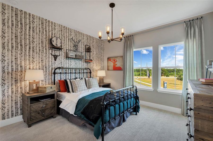 Furnished interior view inside a new home in Northlake At Ovation, Winter Garden (Image 11).