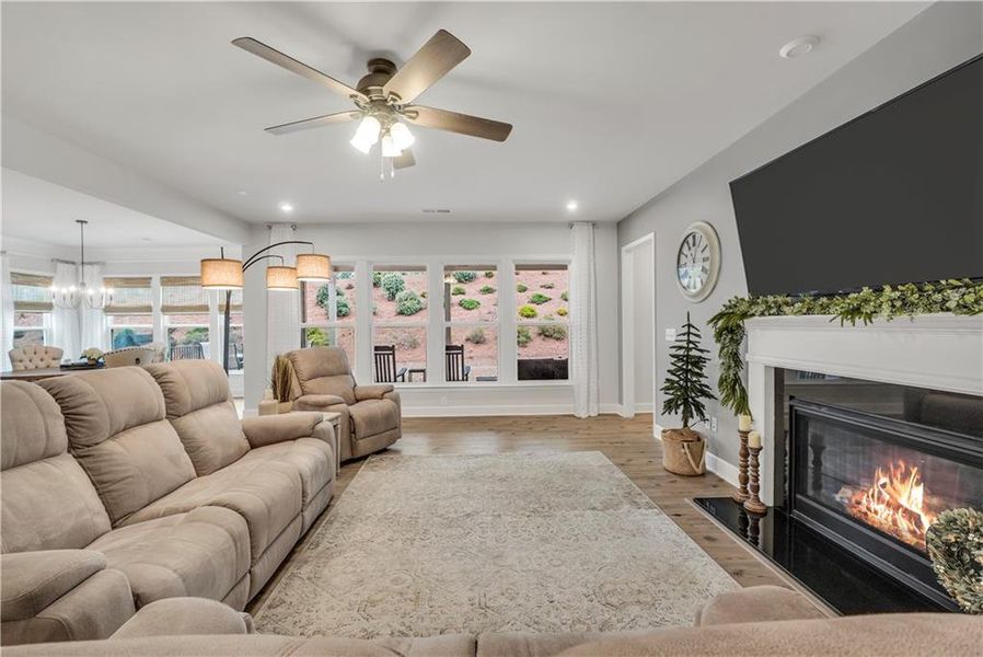 Furnished interior view inside a new home in , Griffin (Image 37).