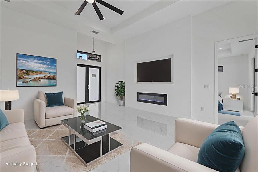 Furnished interior view inside a new home in , Cape Coral (Image 6).