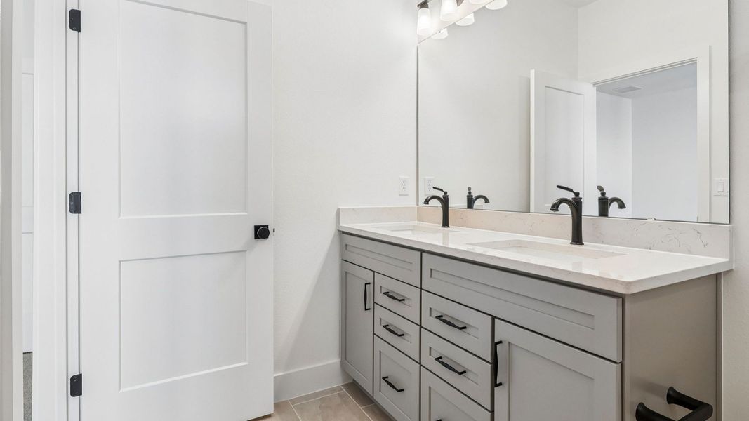 Furnished interior view inside a new home in Parkview at Hamlin, Winter Garden (Image 29).
