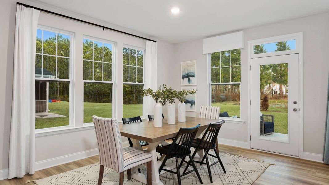 Furnished interior view inside a new home in Spring Village, Angier (Image 15). Furnished interior view inside a new home in Spring Village, Angier (Image 15).