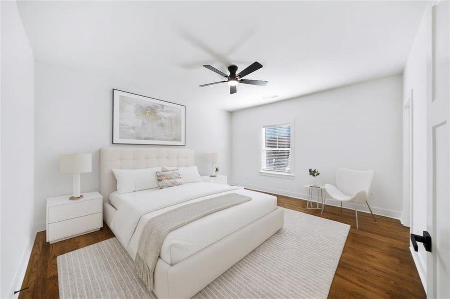Furnished interior view inside a new home in Silvercrest Lakes, Acworth (Image 35). Furnished interior view inside a new home in Silvercrest Lakes, Acworth (Image 35).