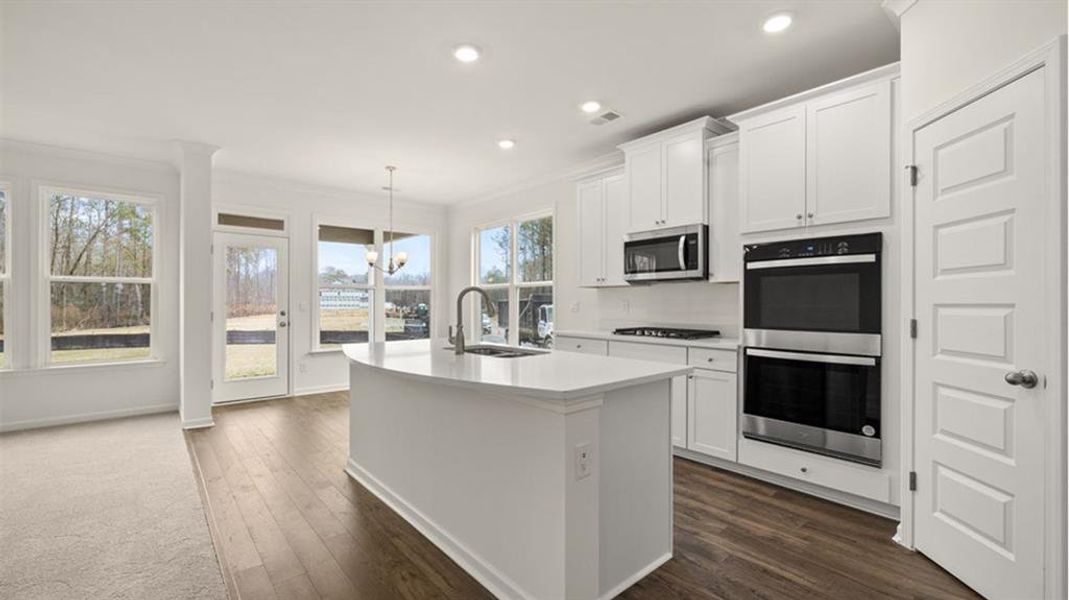 Furnished interior view inside a new home in Wildwood, Covington (Image 8).