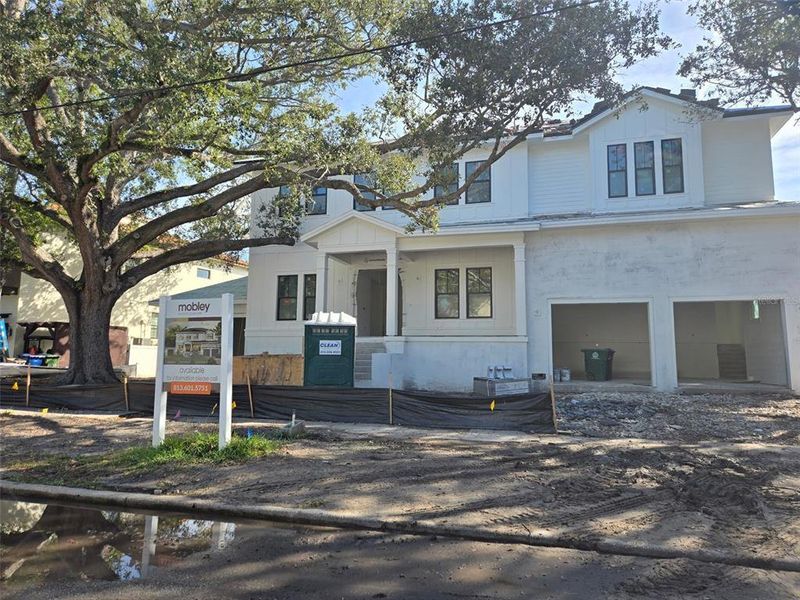 In-progress construction of a new home in , Tampa, FL (Image 19).