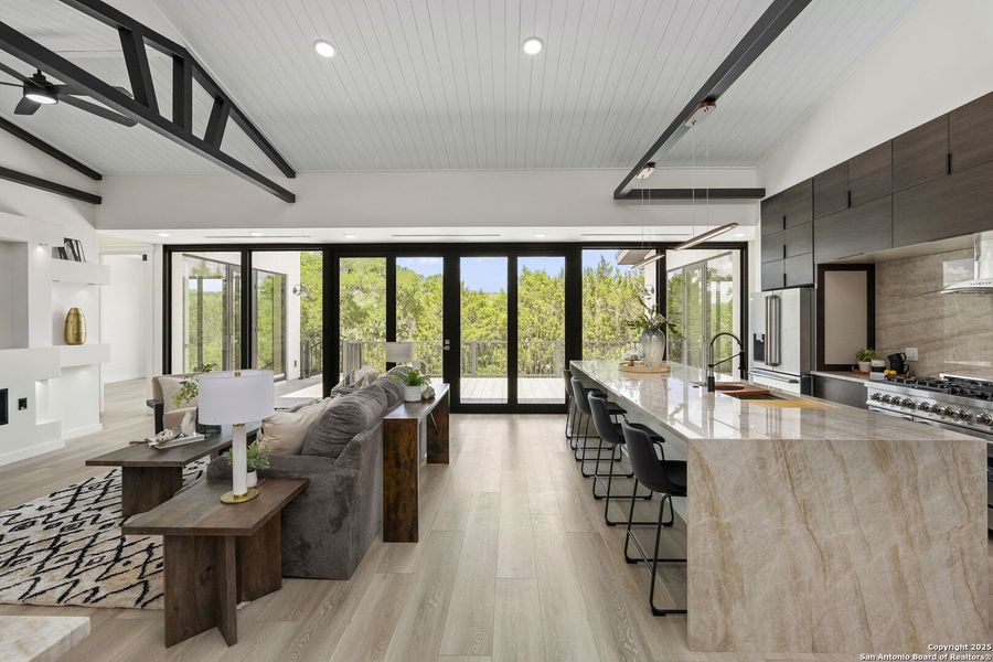 Furnished interior view inside a new home in , Spring Branch (Image 7).