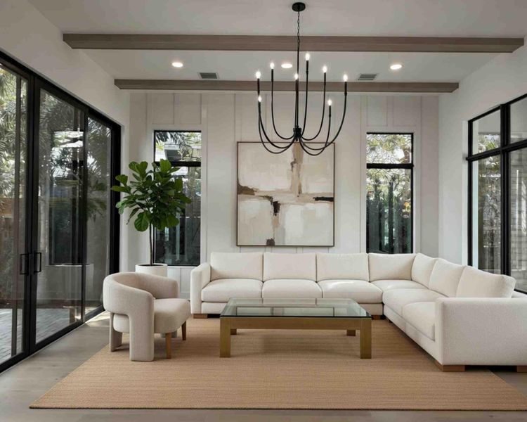 Great Room- Virtually Staged