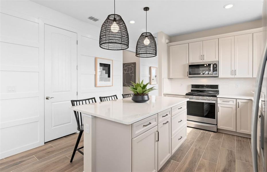 Furnished interior view inside a new home in Del Webb Sunbridge, St. Cloud (Image 20).