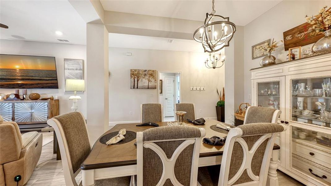 Furnished interior view inside a new home in Aviary at Rutland Ranch, Parrish (Image 10).