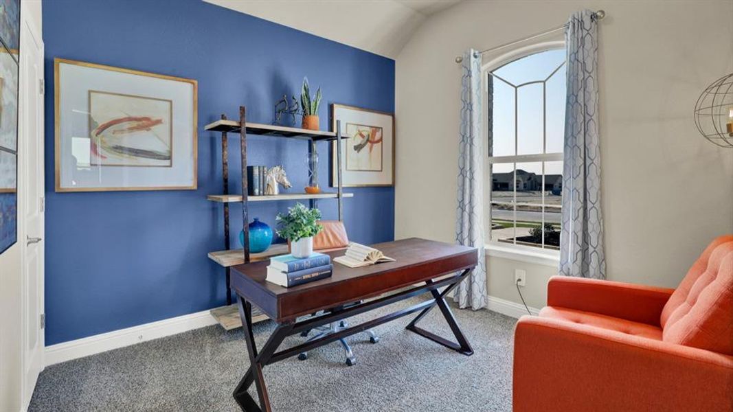 Furnished interior view inside a new home in Lakeview Pointe, Grand Prairie (Image 22).