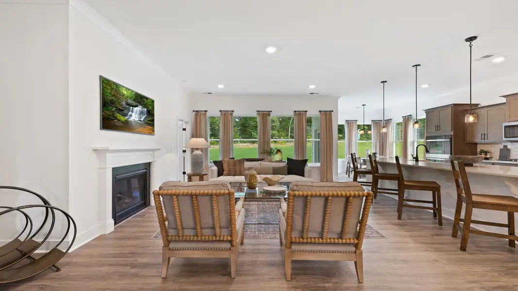 Representative furnished interior of a home built from the Azalea by D.R. Horton in Shadow Stone, Simpsonville (Image 13).
