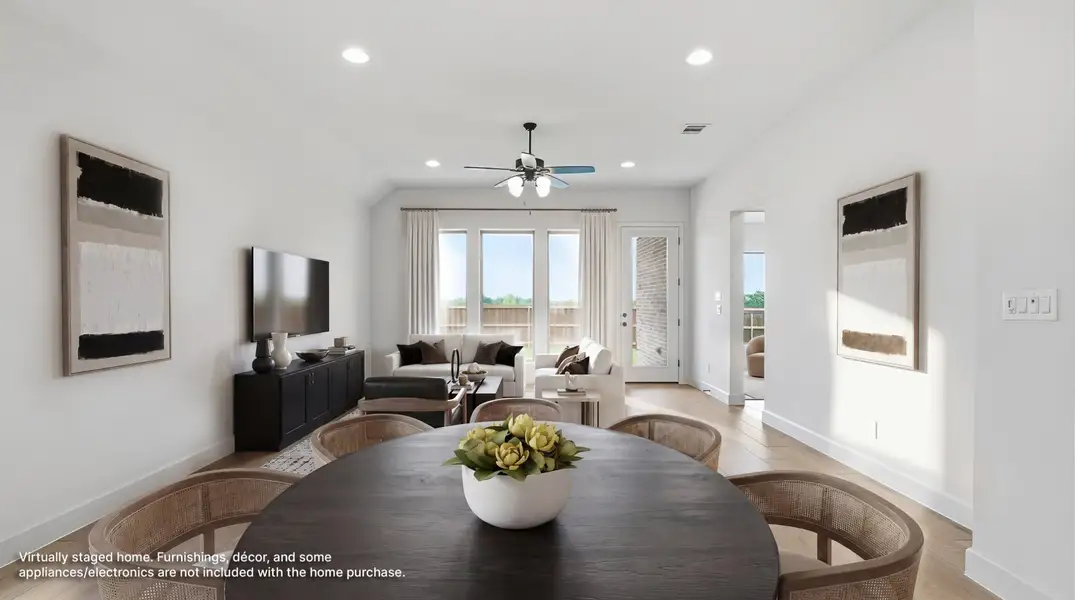 Furnished interior view inside a new home in Meraki, Forney (Image 9).