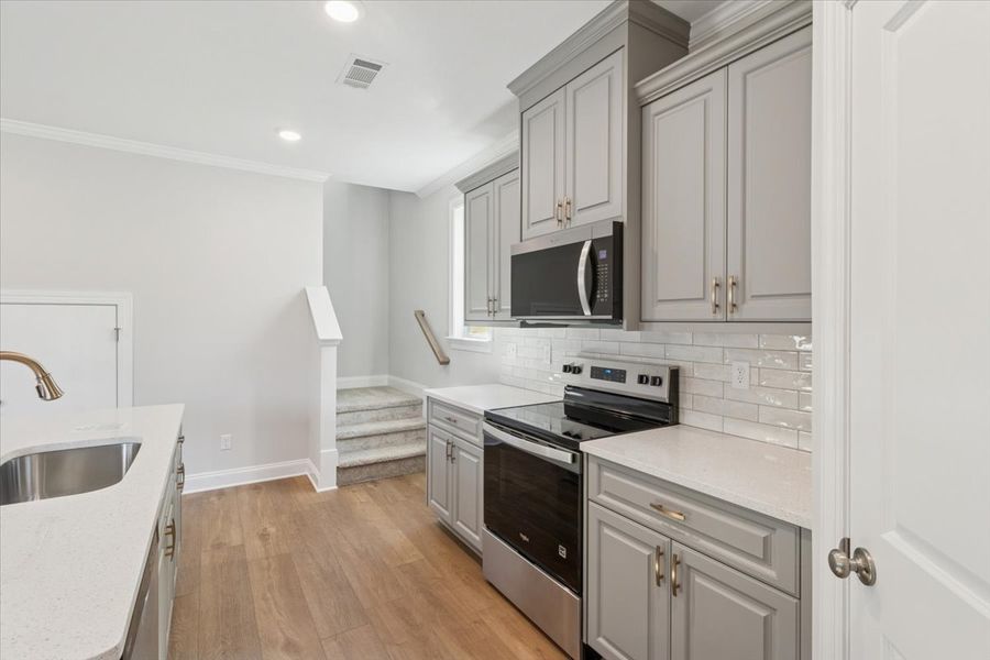 Furnished interior view inside a new home in Tillery Park, Grovetown (Image 8). Furnished interior view inside a new home in Tillery Park, Grovetown (Image 8).