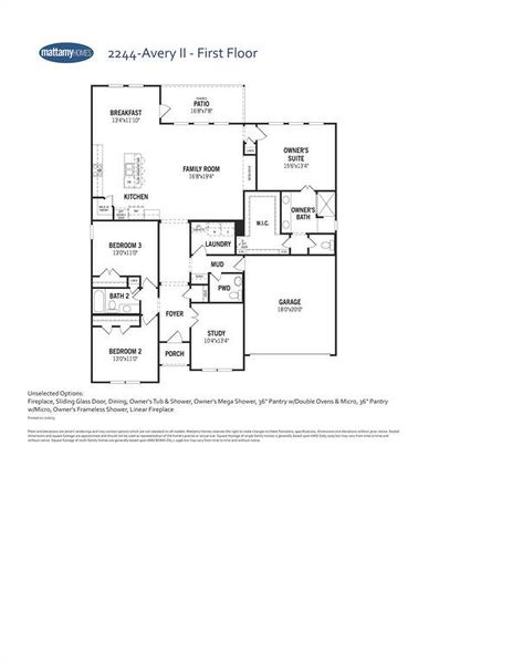 Avery Floor Plan