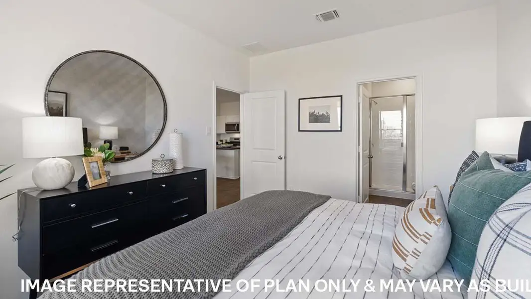 Furnished interior view inside a new home in Wayside, Uhland (Image 16).