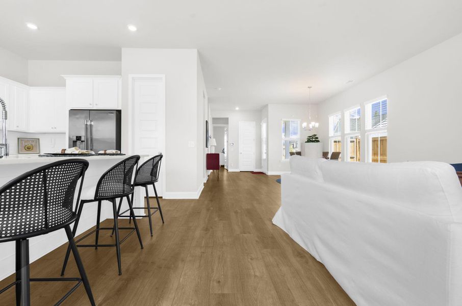 Furnished interior view inside a new home in , Summerville (Image 52).