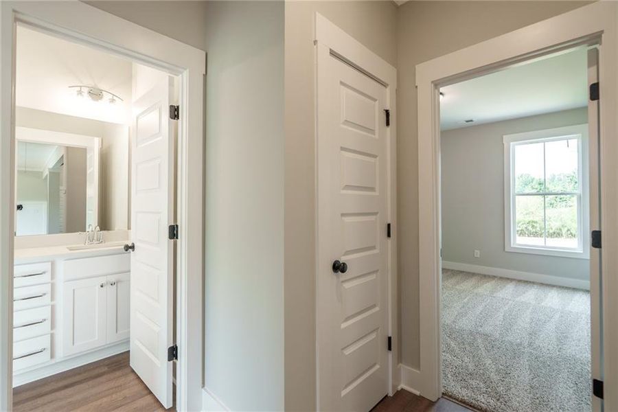 Furnished interior view inside a new home in , Social Circle (Image 9). Furnished interior view inside a new home in , Social Circle (Image 9).