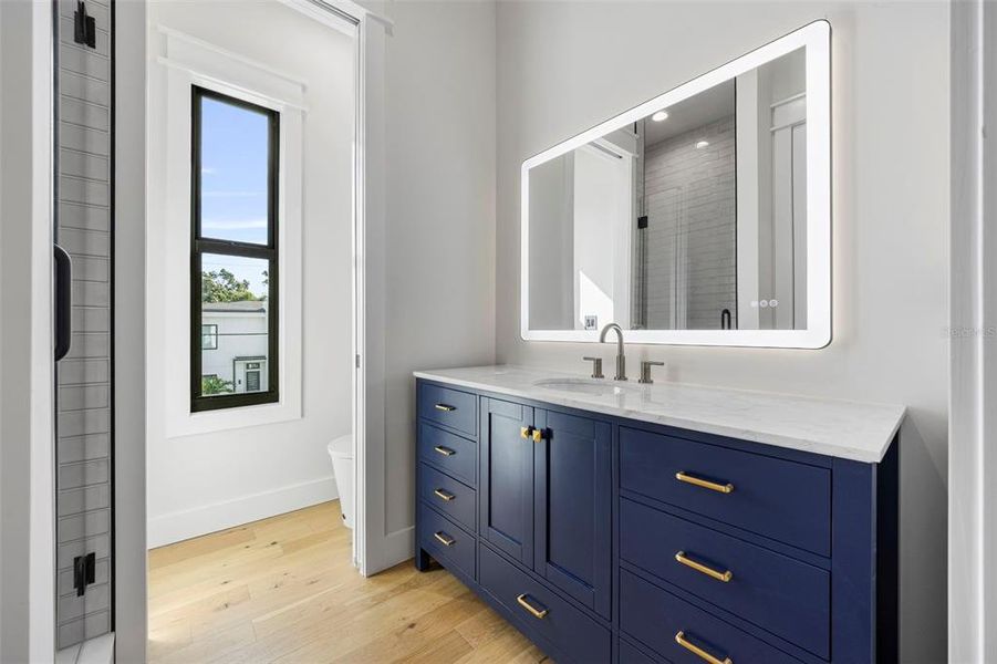 Furnished interior view inside a new home in , Tampa (Image 19).