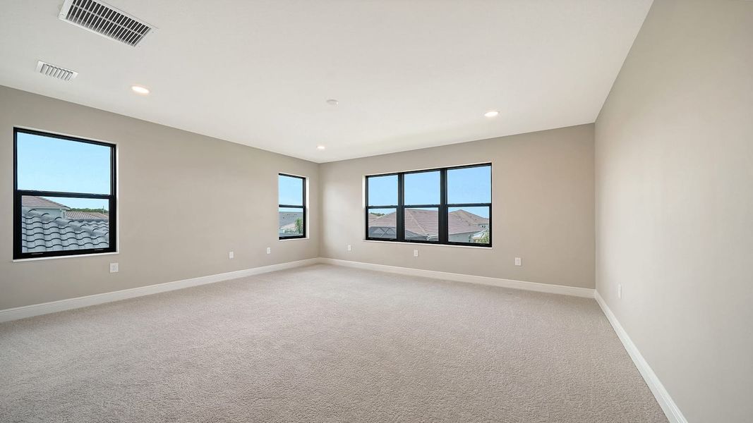 Spacious, unfurnished interior of a new home in Windward Real Estate and Homes for Sale in Sarasota, FL - Neal Communities, Lakewood Ranch (Image 48).