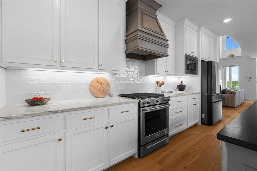 Furnished interior view inside a new home in , Frisco (Image 23).