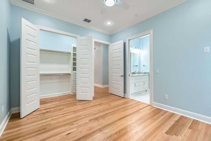 Built-ins in all closets