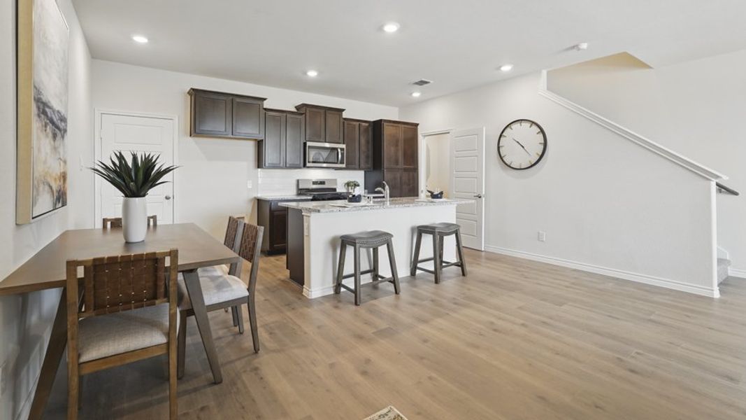 Representative furnished interior of a home built from the Adams by D.R. Horton in Liberty Crossing, Royse City (Image 14). Representative furnished interior of a home built from the Adams by D.R. Horton in Liberty Crossing, Royse City (Image 14).