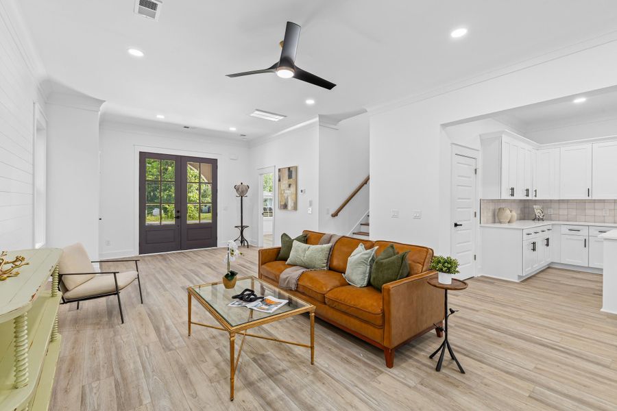 Furnished interior view inside a new home in , North Charleston (Image 6).