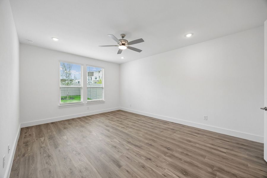 Spacious, unfurnished interior of a new home in Painted Tree Woodland West, McKinney (Image 19). Spacious, unfurnished interior of a new home in Painted Tree Woodland West, McKinney (Image 19).
