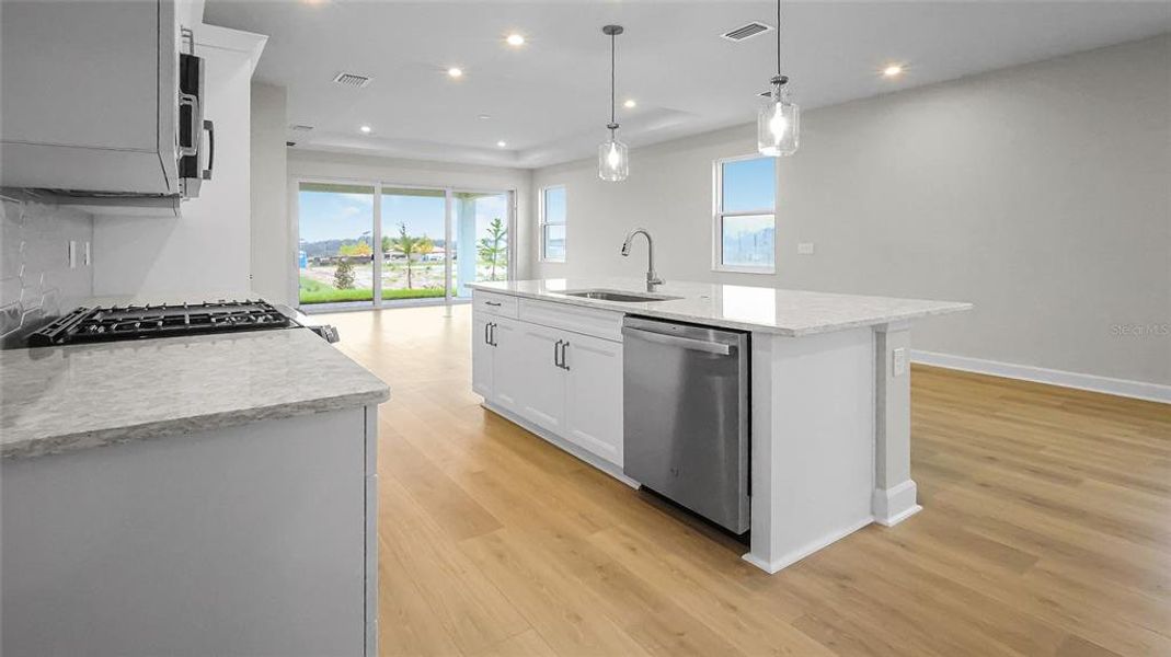 Furnished interior view inside a new home in Cresswind at Hammock Oaks, Lady Lake (Image 17).