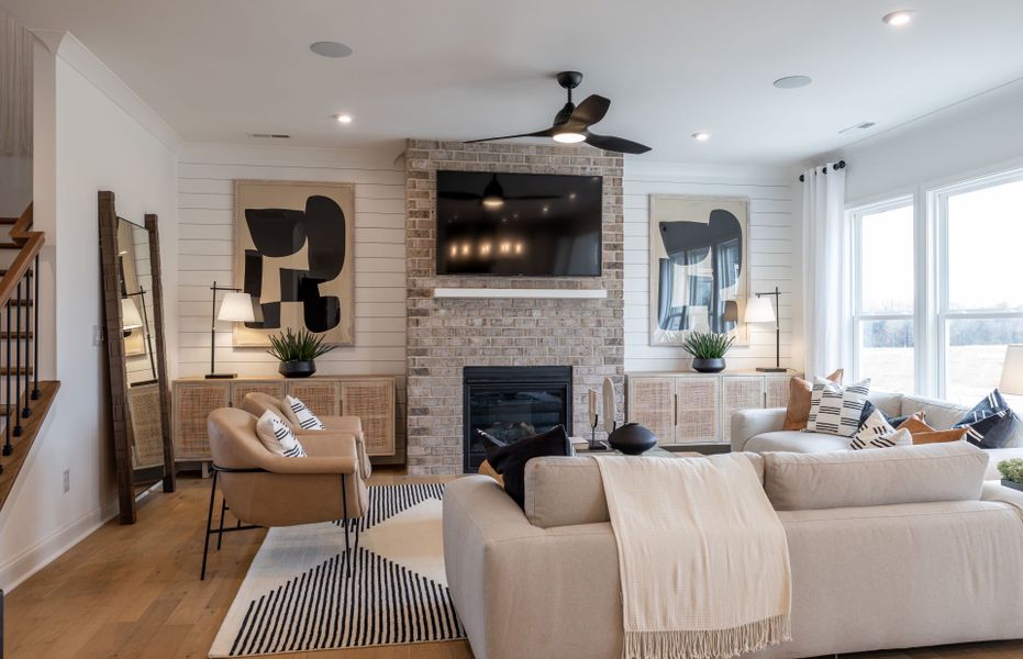 Furnished interior view inside a new home in Forest Creek, Waxhaw (Image 10).