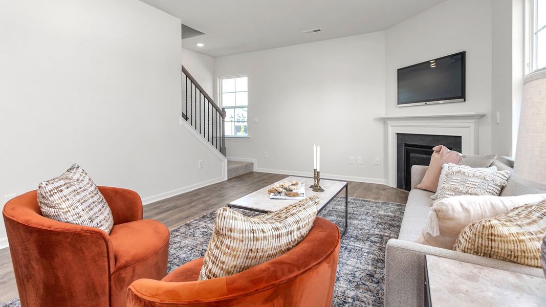 Representative furnished interior of a home built from the PENWELL by D.R. Horton in The Reserve at Stoney Creek, Whitsett (Image 25).