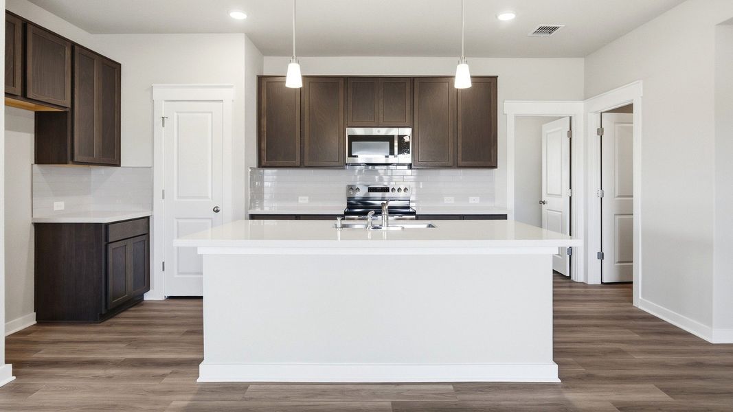 Furnished interior view inside a new home in Hunters Glen, Jarrell (Image 15).