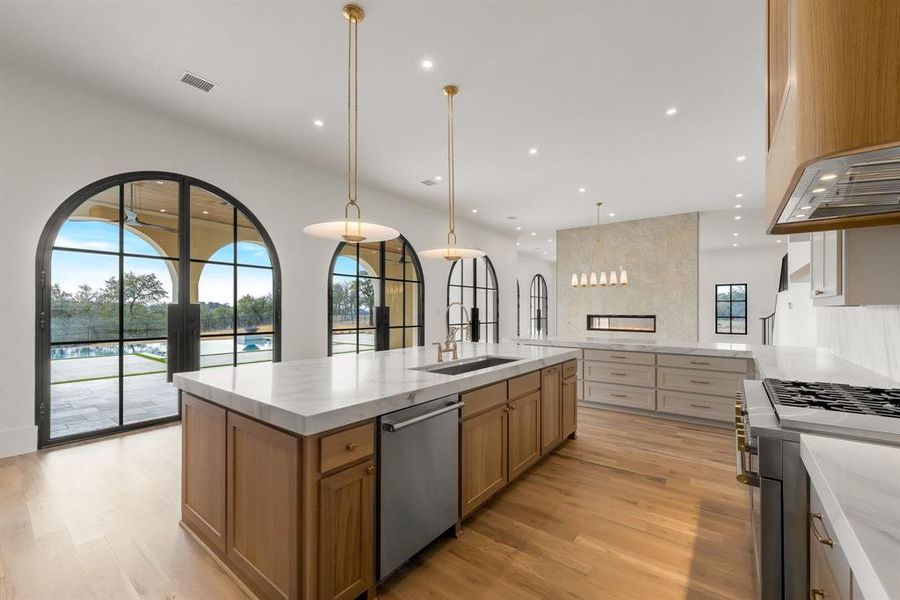 Furnished interior view inside a new home in Fleming Pointe, Fort Worth (Image 17).