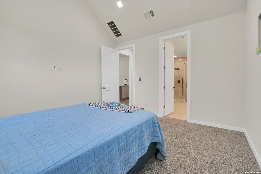Furnished interior view inside a new home in , Fischer (Image 14).