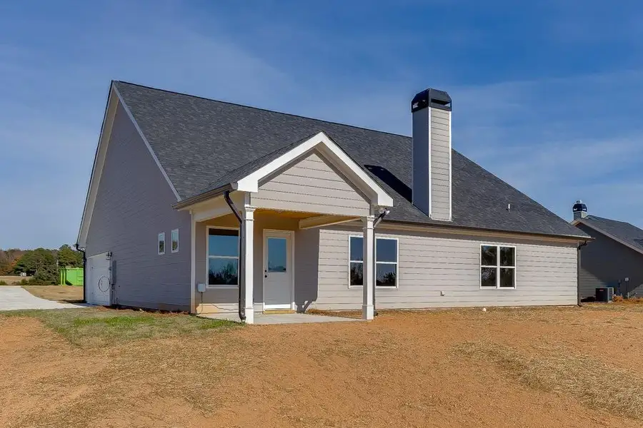 Exterior details and patio area of a home in , Hartwell (Image 4). Exterior details and patio area of a home in , Hartwell (Image 4).