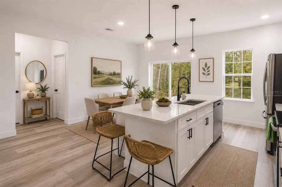 Furnished interior view inside a new home in , Ocala (Image 11). Furnished interior view inside a new home in , Ocala (Image 11).