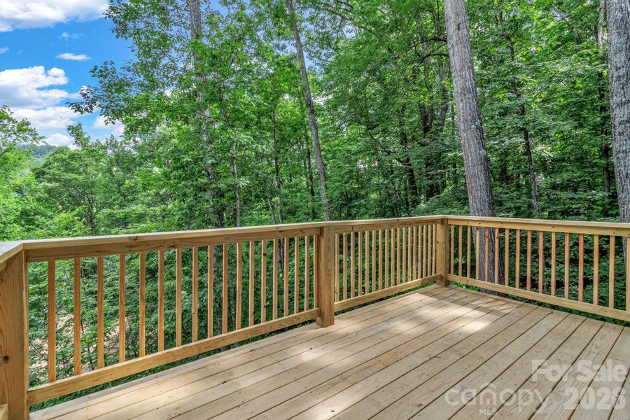 Exterior details and patio area of a home in , Maggie Valley (Image 25). Exterior details and patio area of a home in , Maggie Valley (Image 25).