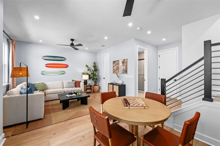 Furnished interior view inside a new home in EvenTide, New Smyrna Beach (Image 31).