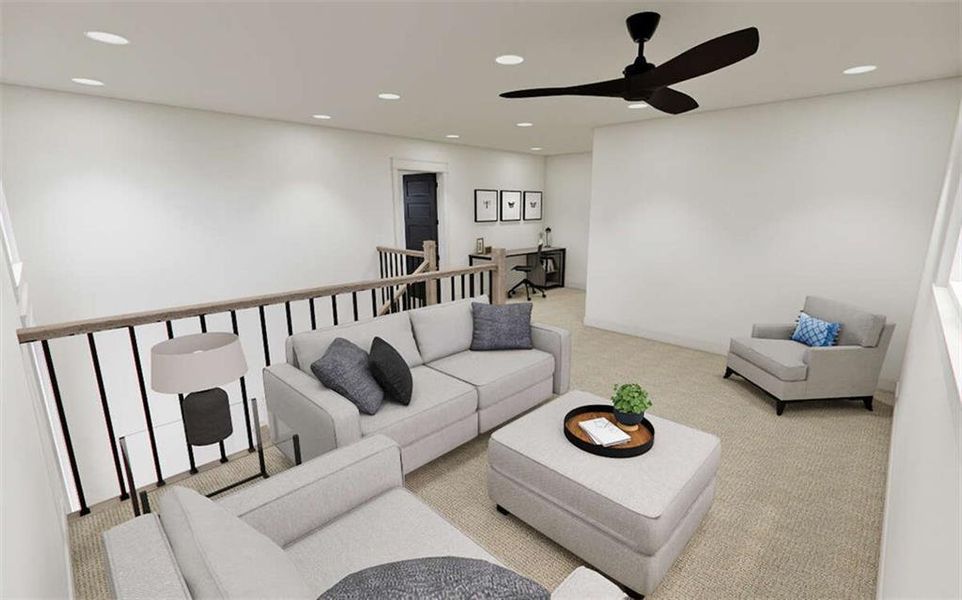 Furnished interior view inside a new home in , Acworth (Image 12).