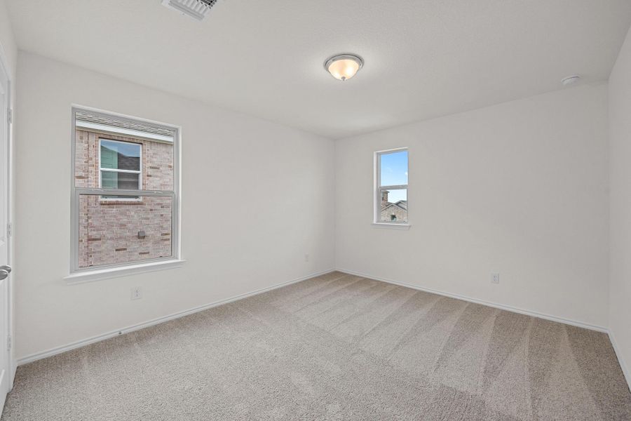 Spacious, unfurnished interior of a new home in Salerno - Classic Collection, Round Rock (Image 22). Spacious, unfurnished interior of a new home in Salerno - Classic Collection, Round Rock (Image 22).