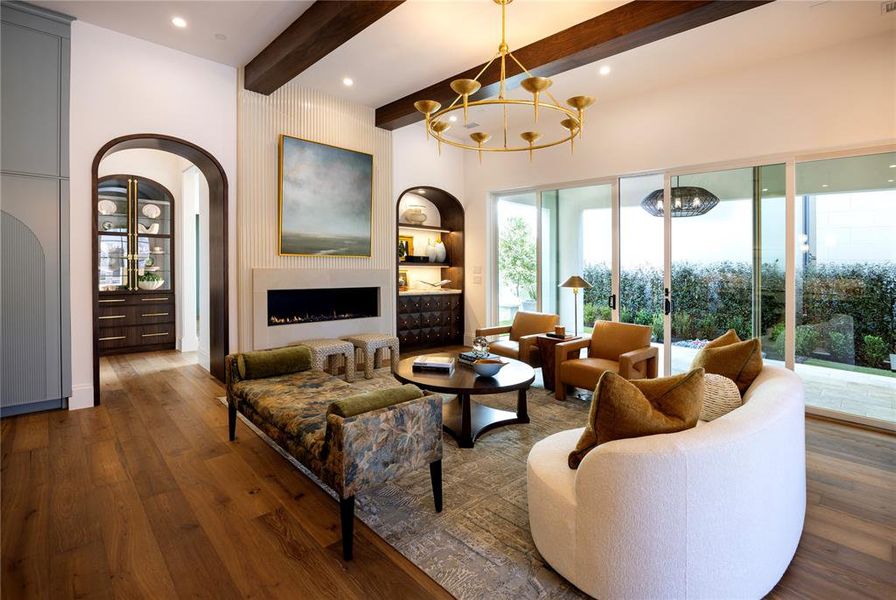 Furnished interior view inside a new home in , Southlake (Image 12).