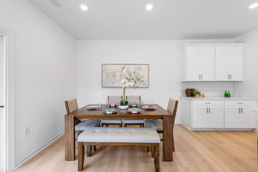 Furnished interior view inside a new home in Forestville Station, Wake Forest (Image 5).