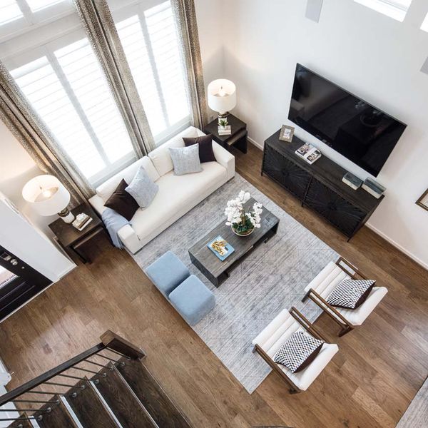 Representative Family Room - some options shown