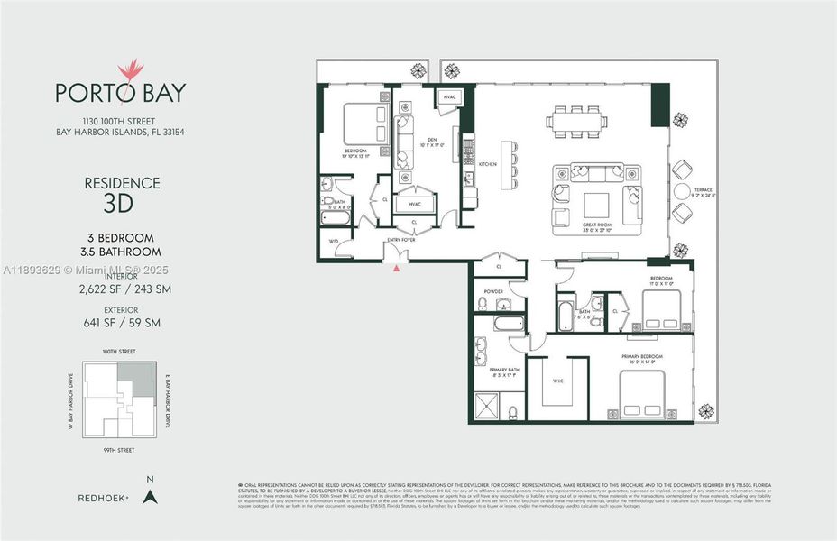 2D floor plan layout of this home in , Bay Harbor Islands, FL (Image 4). 2D floor plan layout of this home in , Bay Harbor Islands, FL (Image 4).